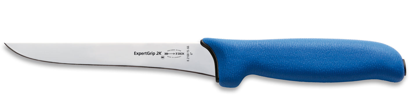 Messer mit blauem Griff.
