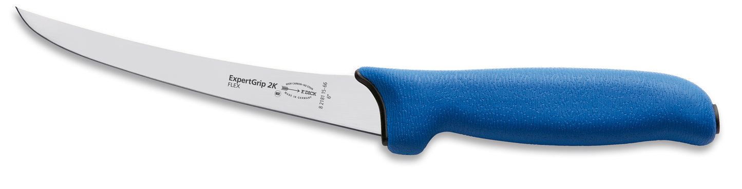 Messer mit blauem Griff.