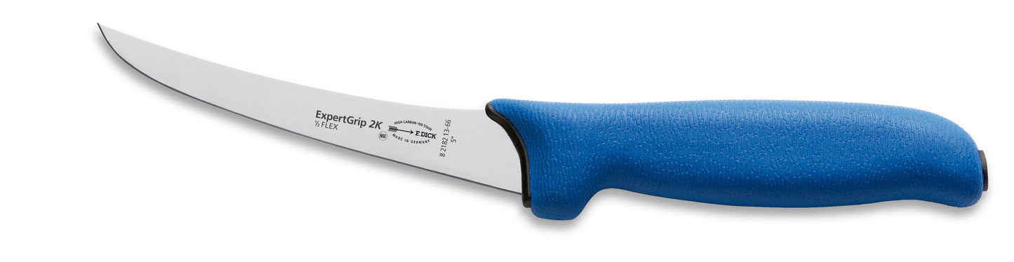 Messer mit blauem Griff.