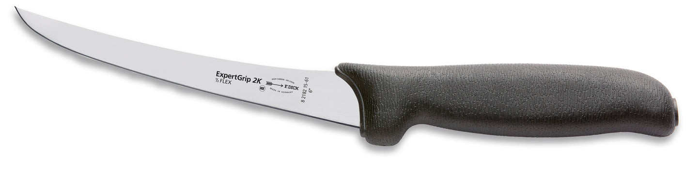 Messer mit schwarzem Griff.