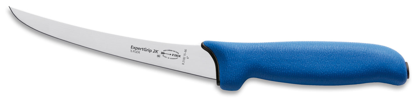 Messer mit blauem Griff.