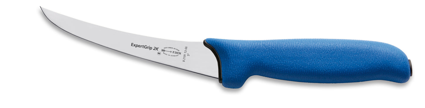 Messer mit blauem Griff.