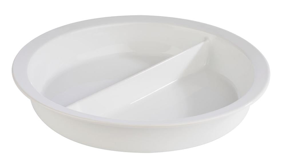Porzellaneinsatz, unterteilt, Ø 39 cm, H: 6 cm, 3,5 Liter