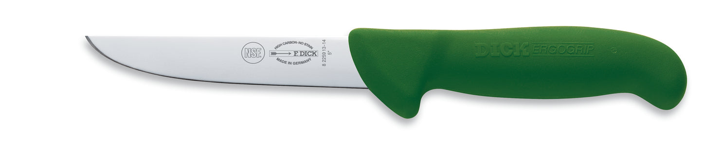 Grünes Messer mit Klinge.