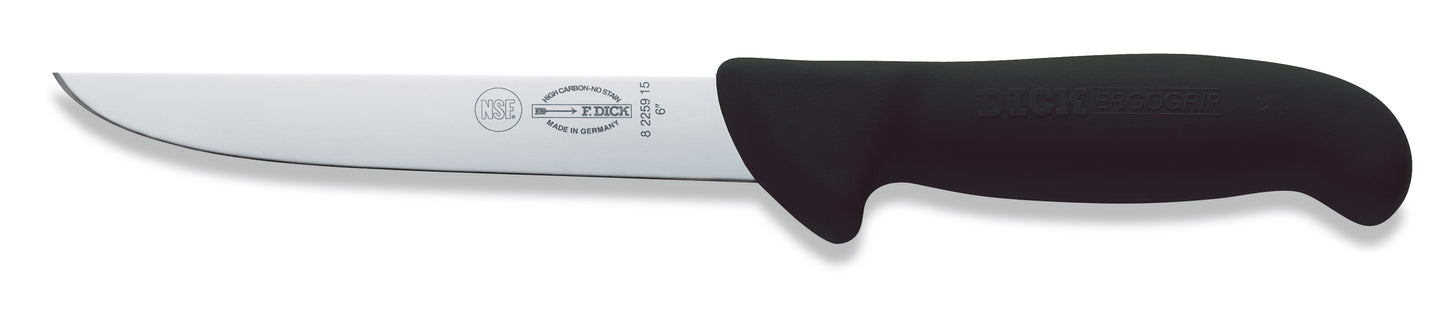 Messer mit schwarzem Griff.