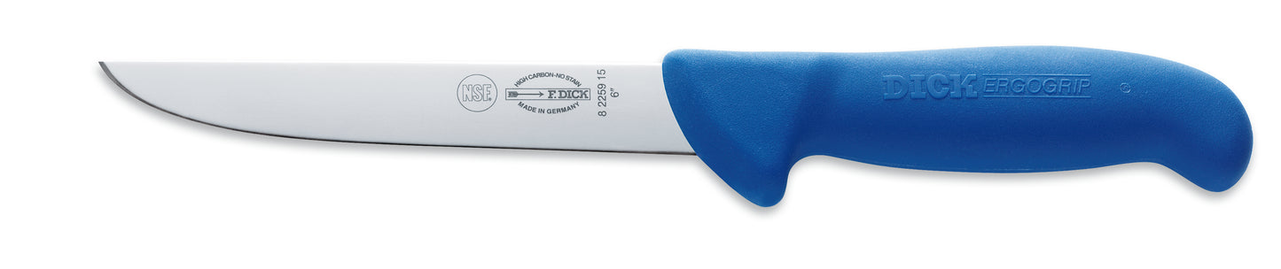 Messer mit blauem Griff.