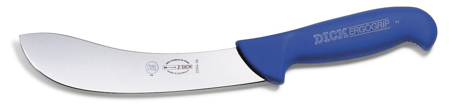 Messer mit blauem Griff.