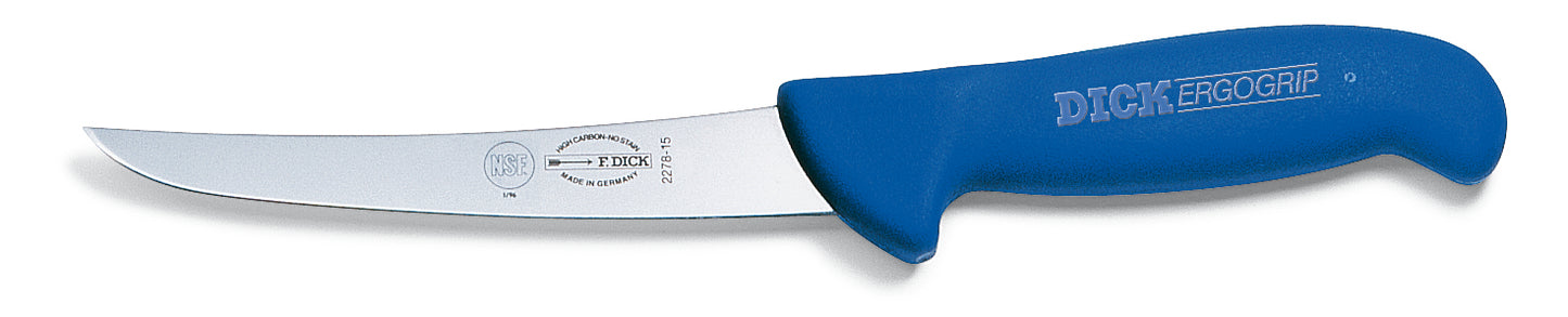 Messer mit blauem Griff.