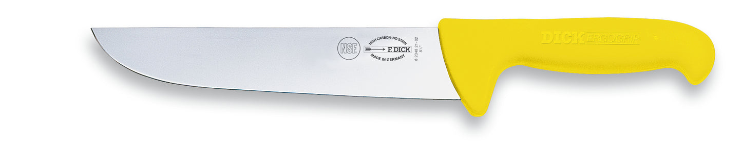 Gelbmesser mit Edelstahlklinge, Dick.