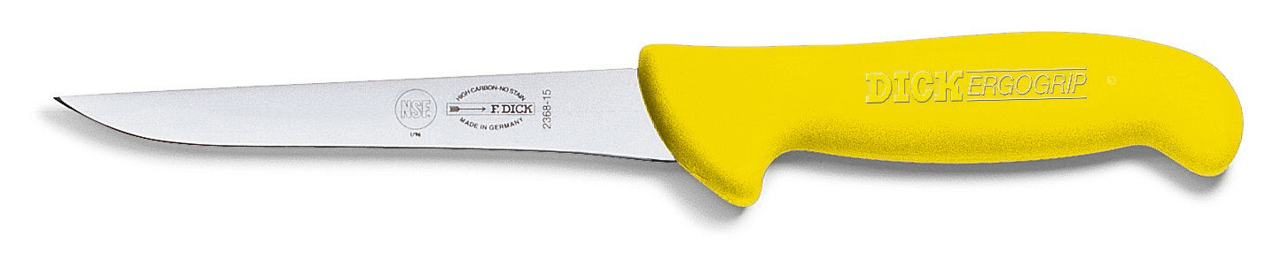 Gelbmesser mit Edelstahlklinge, Dick.