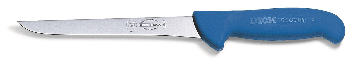 Messer mit blauem Griff.