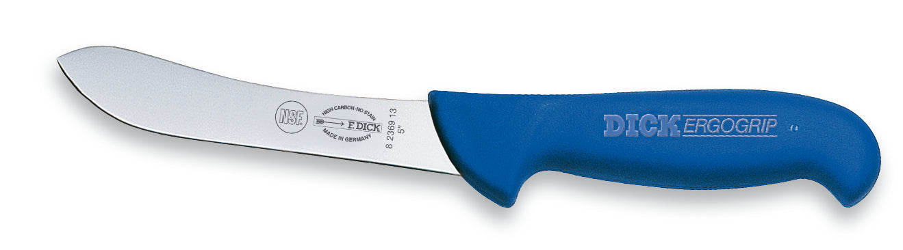 Messer mit blauem Griff.