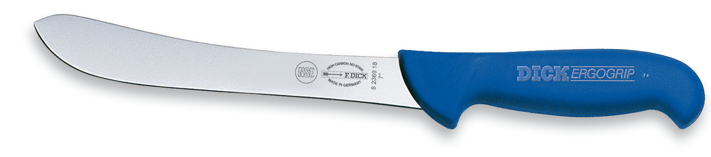 Messer mit blauem Griff.