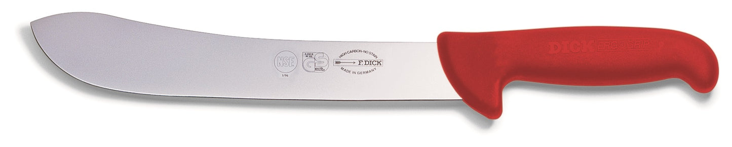 Messer mit rotem Griff.