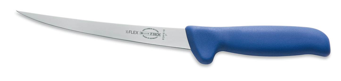 Messer mit blauem Griff.