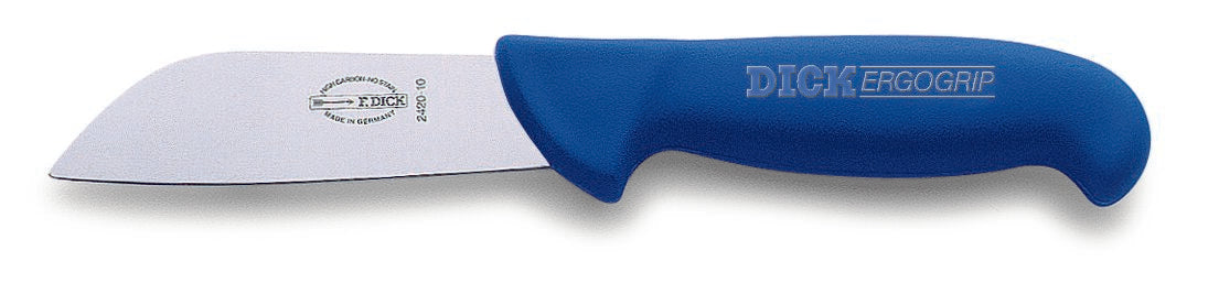 Messer mit blauem Griff.
