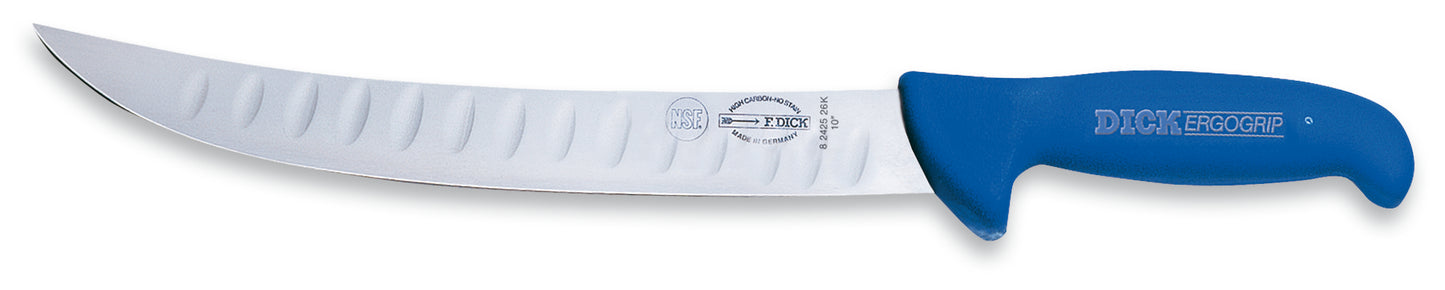 Messer mit blauem Griff.