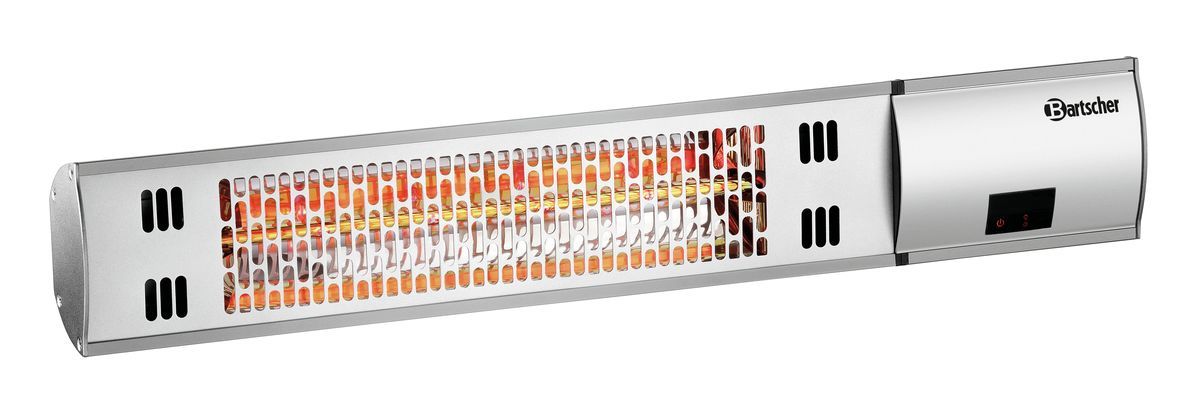 Infrarot-Heizstrahler für Gastronomie.