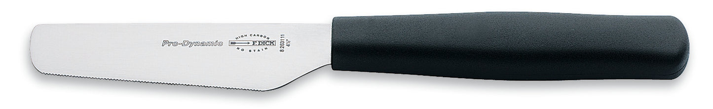 Messer mit schwarzem Griff.