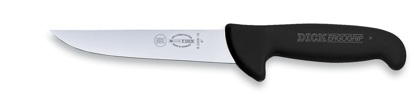 Messer mit schwarzem Griff.