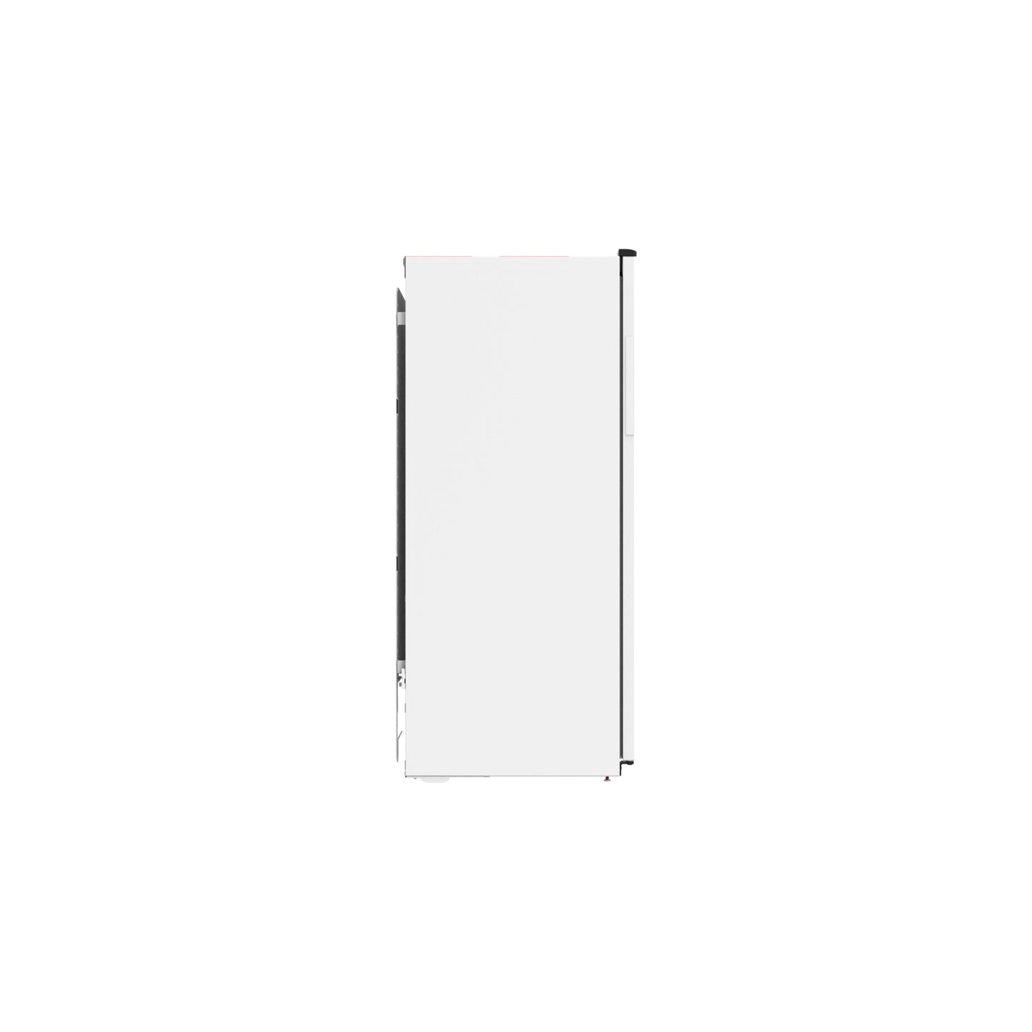Weißer Kühlschrank für Gastronomiebedarf.
