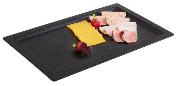 GN 1/1 Tablett -SLATE-, 53 x 32,5 cm, H: 1,5 cm