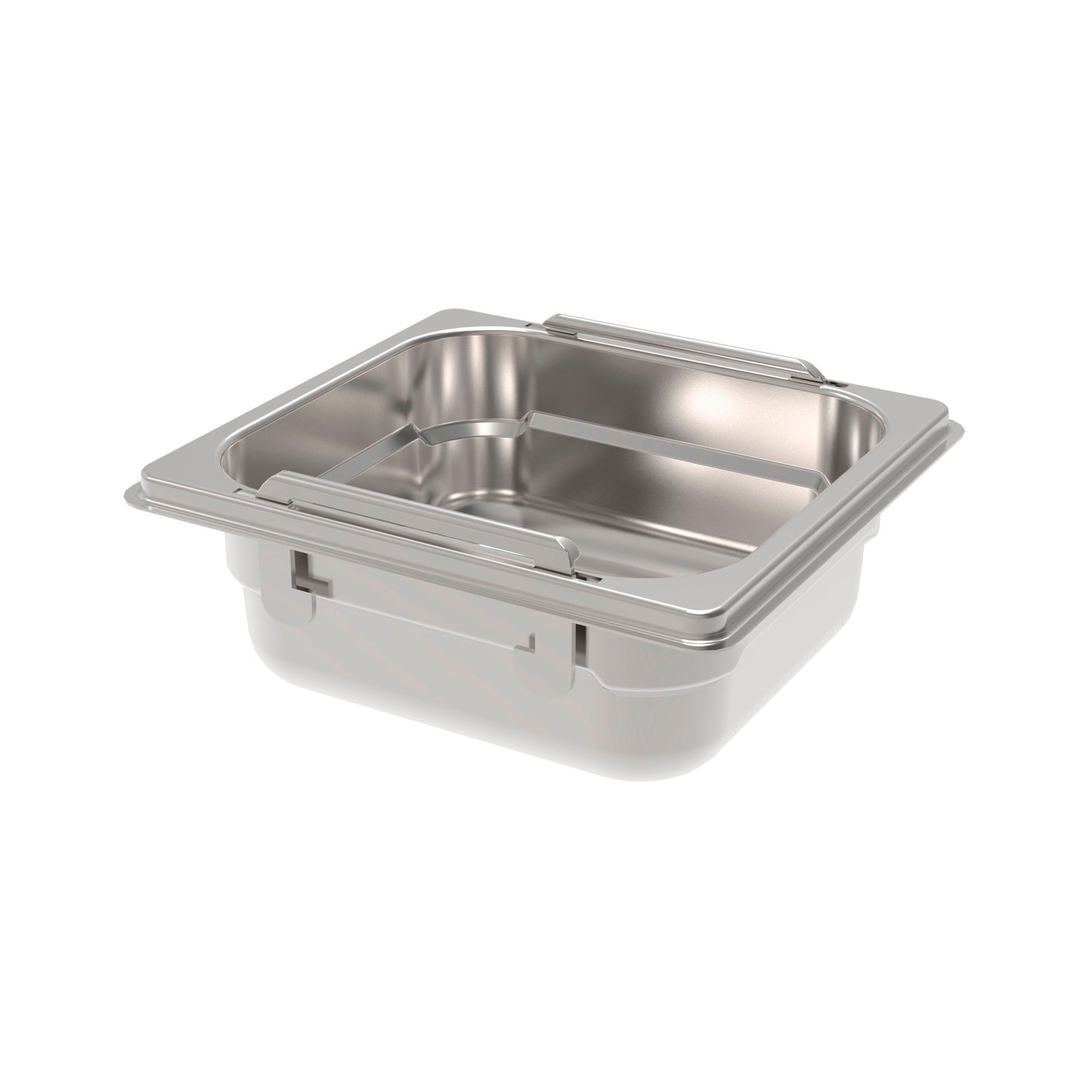 Edelstahl-Gastronormbehälter mit Deckel