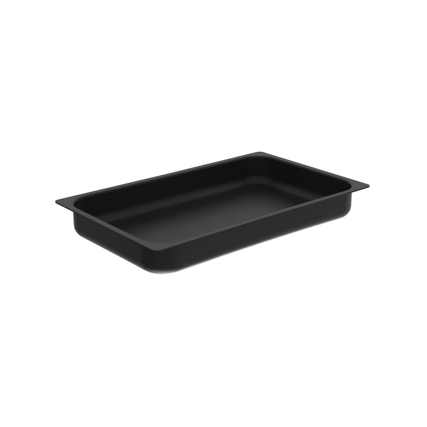 Schwarze GN-Behälter für Gastronomie.