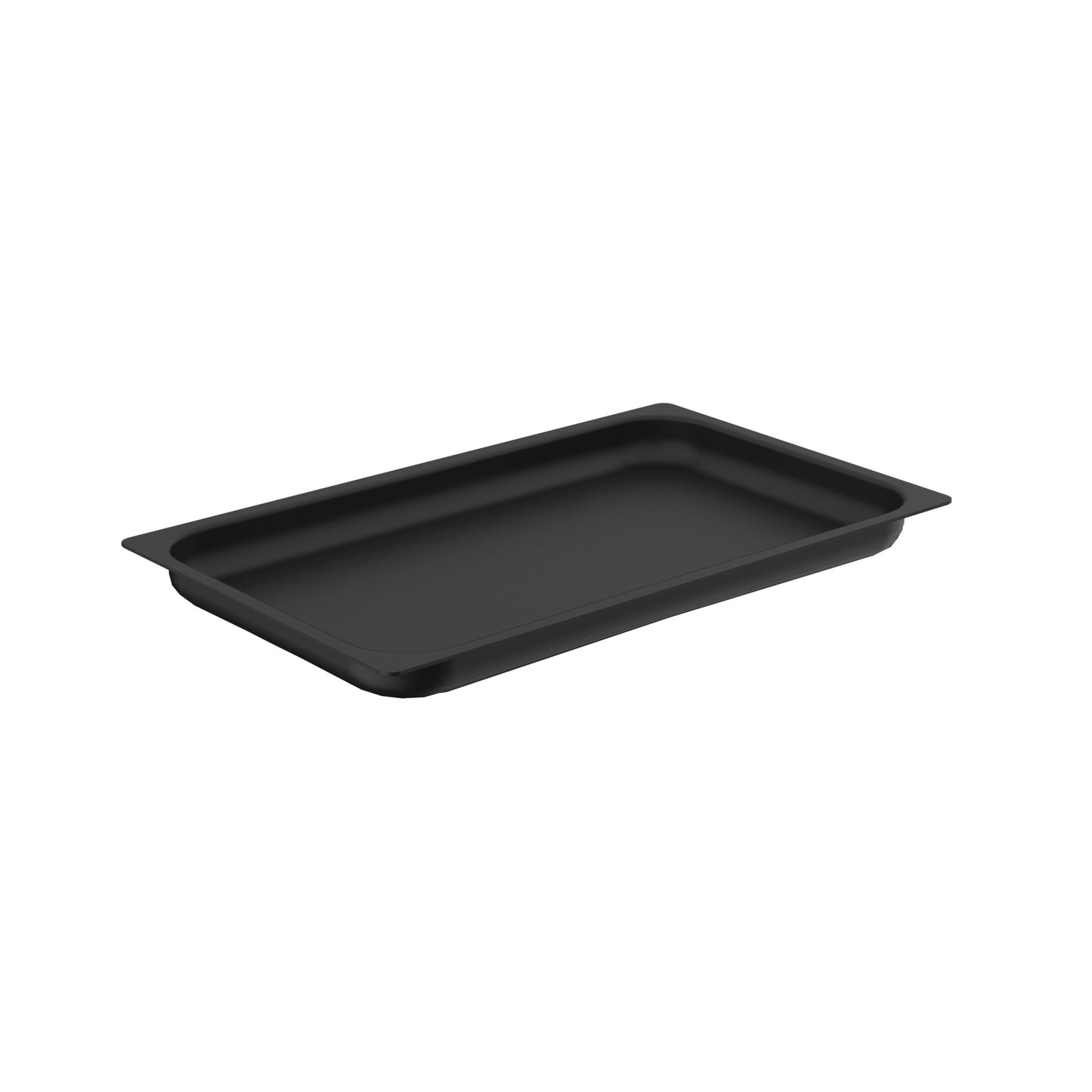 Schwarze GN-Behälter für Gastronomie.