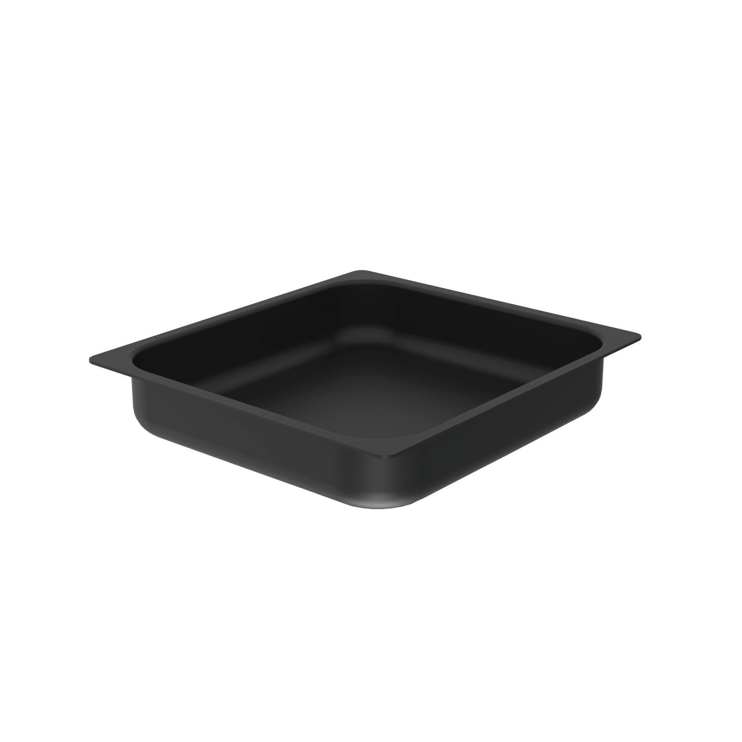 Schwarze GN-Behälter für Gastronomie.