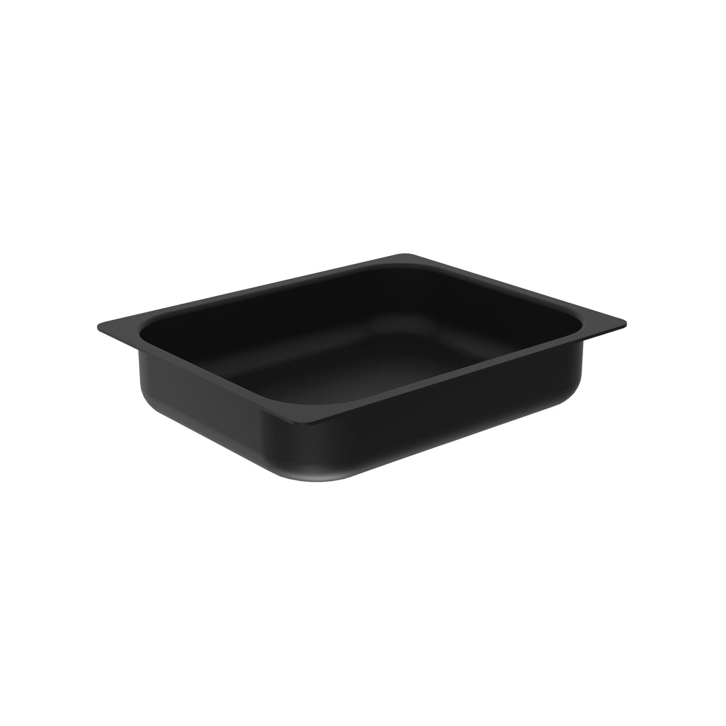 Schwarze GN-Behälter für Gastronomie.