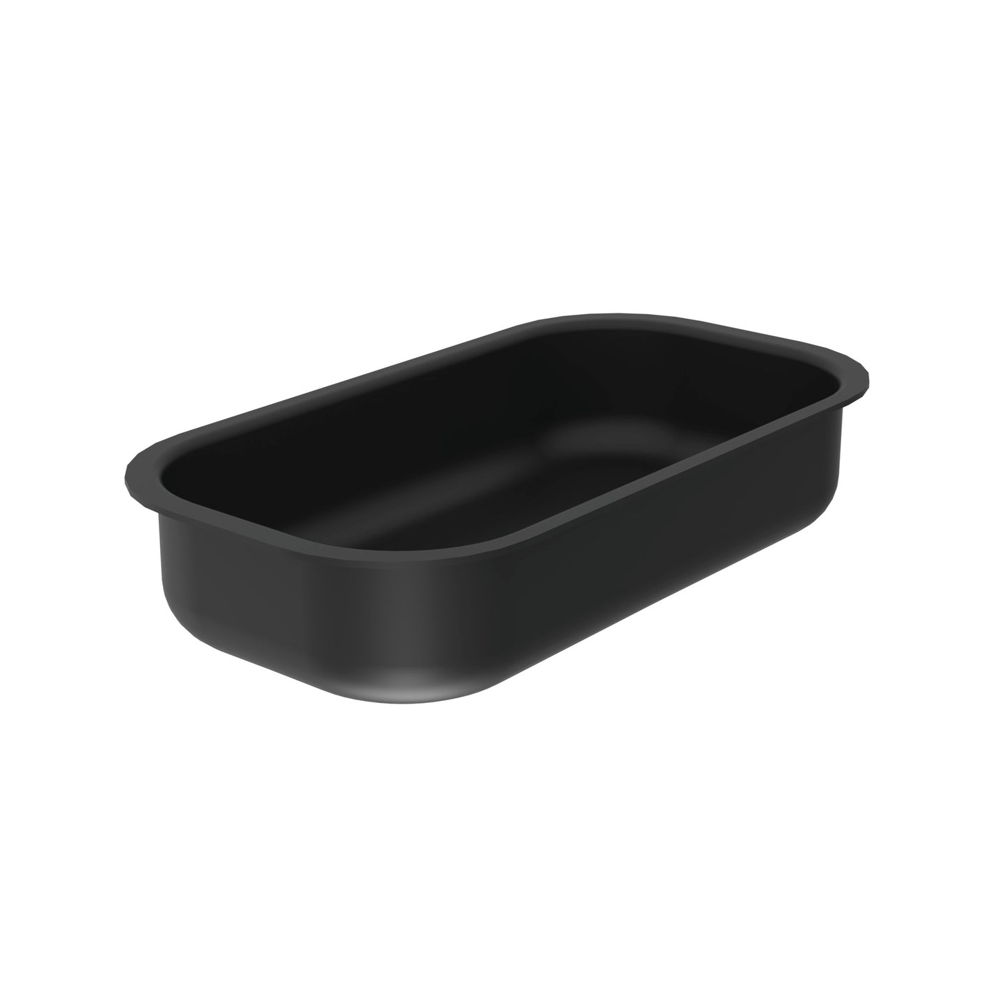 Schwarze GN-Behälter für Gastronomie.