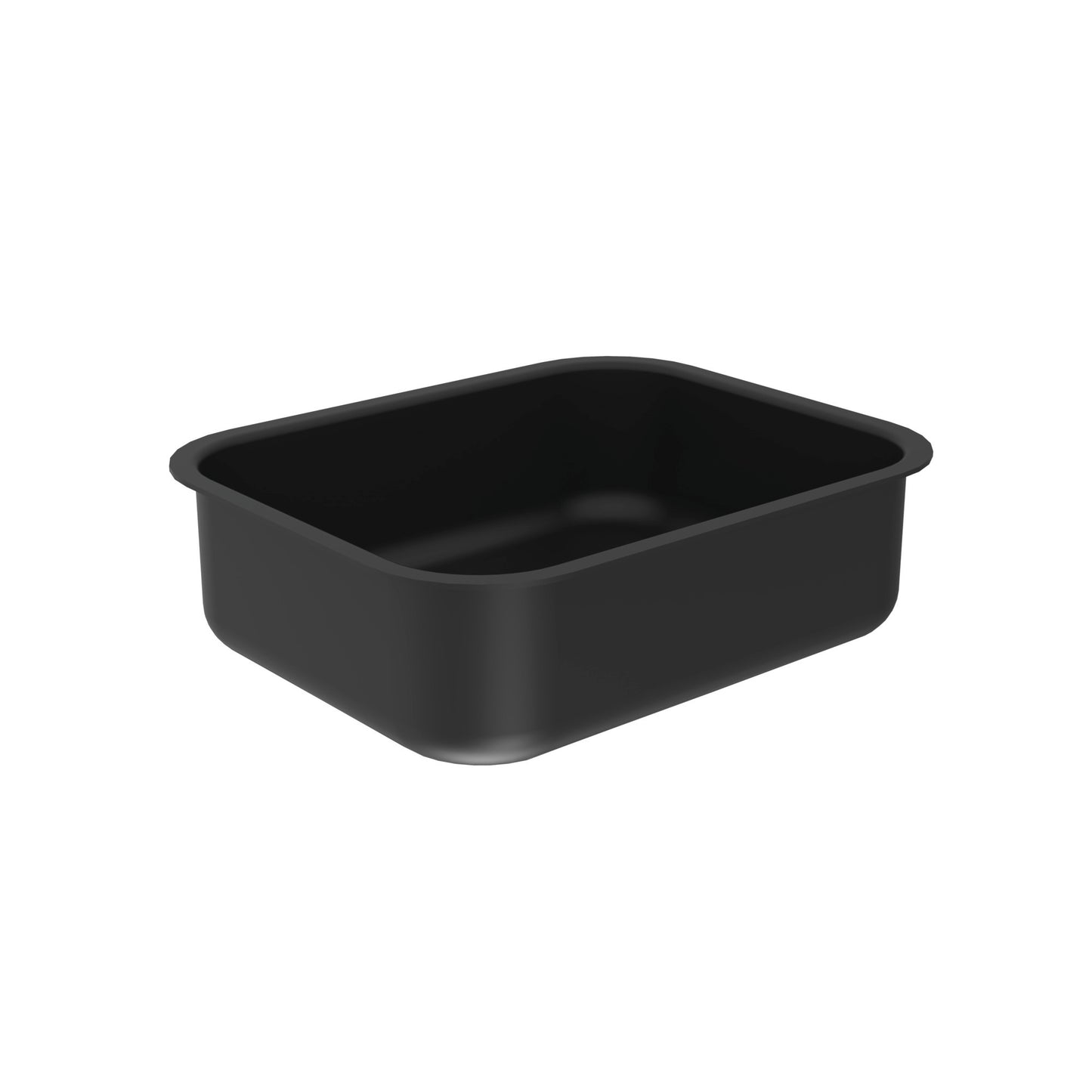 Schwarze GN-Behälter für Gastronomie.