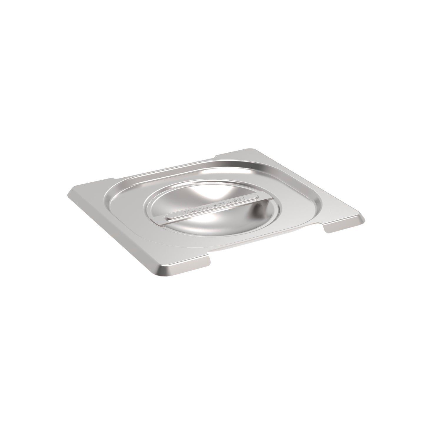 Edelstahl-Deckel für GN-Behälter.