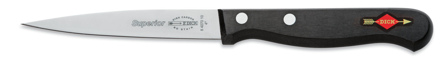 Küchenmesser mit schwarzem Griff.