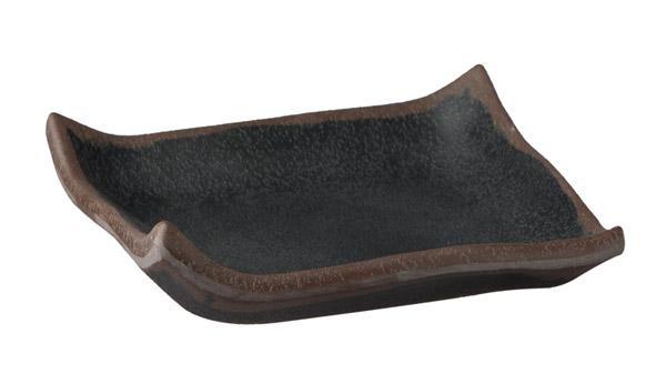 Schwarze Keramik-Schale für Gastronomie