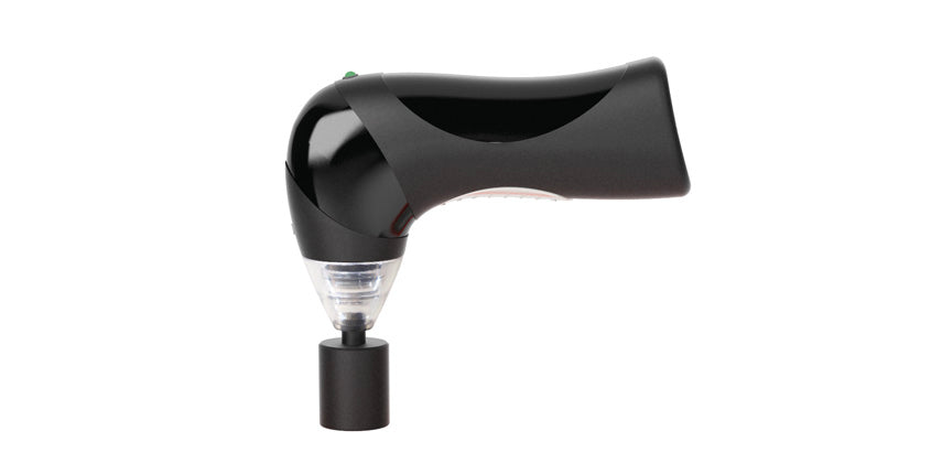 Elektrischer Dosenöffner in Schwarz.