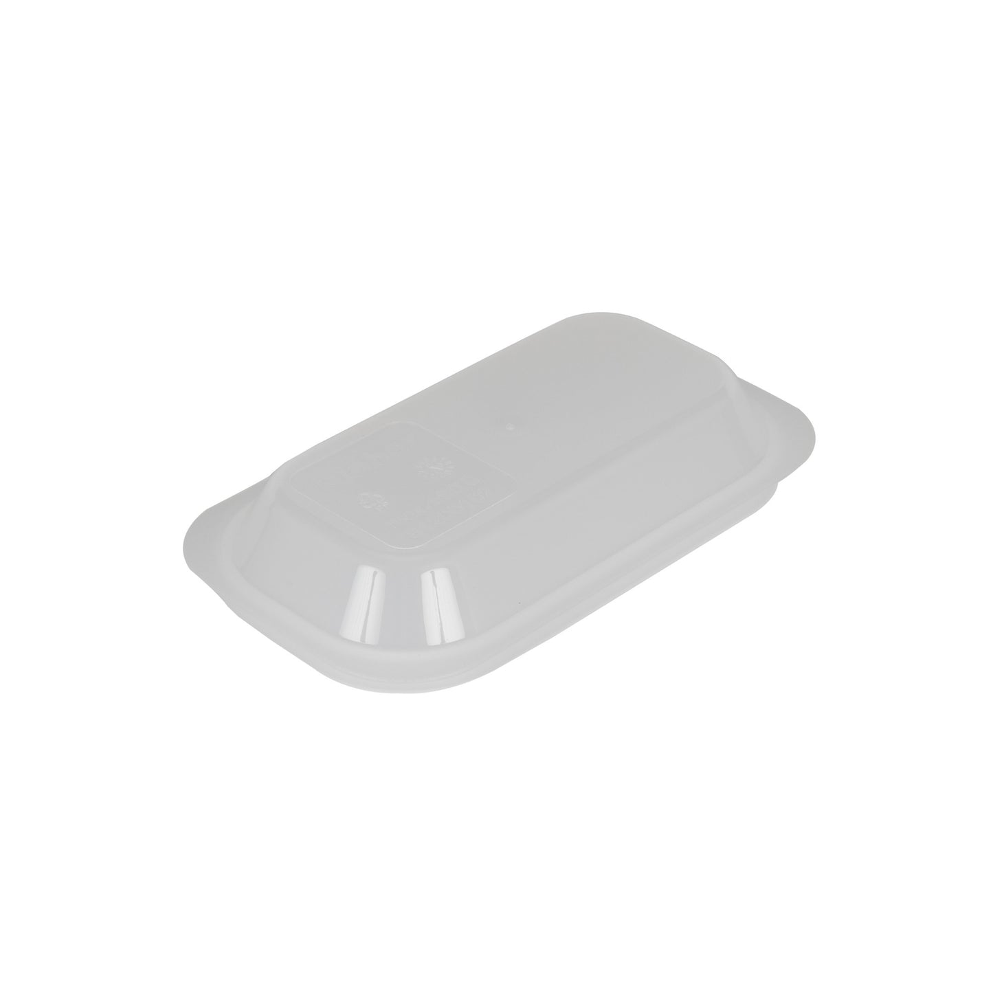 Transparenter Kunststoffdeckel für Gastronomiebehälter.