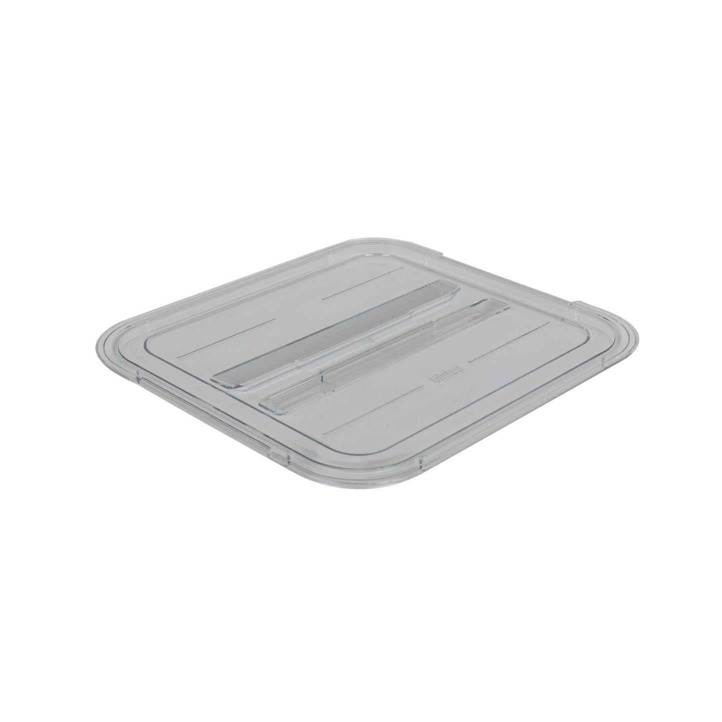 Transparenter Kunststoffdeckel für GN-Behälter.