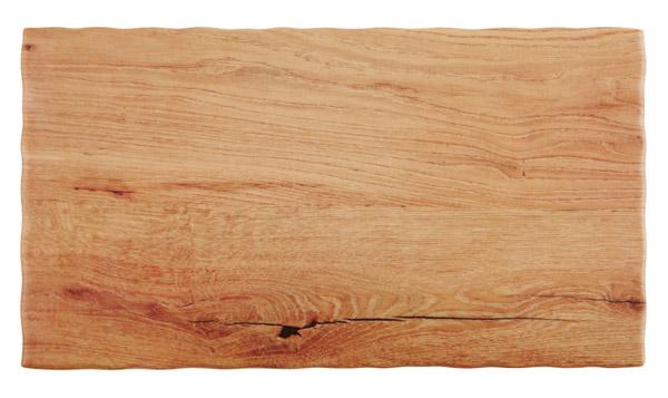 Holzbrett mit natürlicher Maserung.