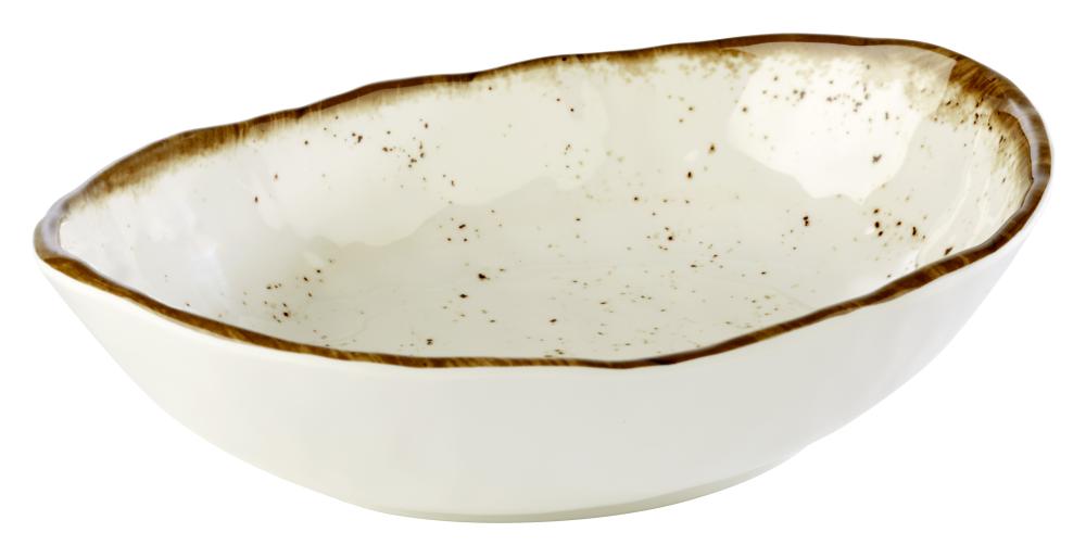 Leere Keramikschale für Gastronomie