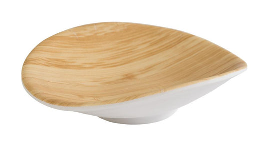 Holzoptik Schale, modernes Design.