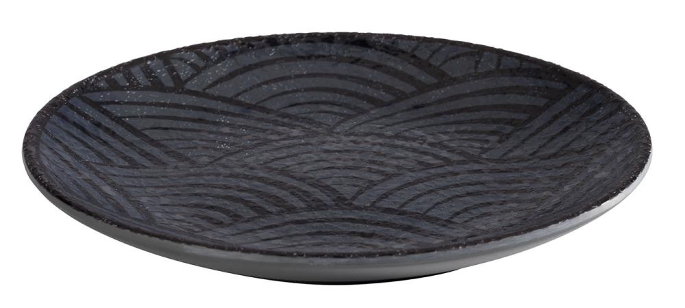 Teller -DARK WAVE-, Ø 14,5 cm, H: 1,5 cm