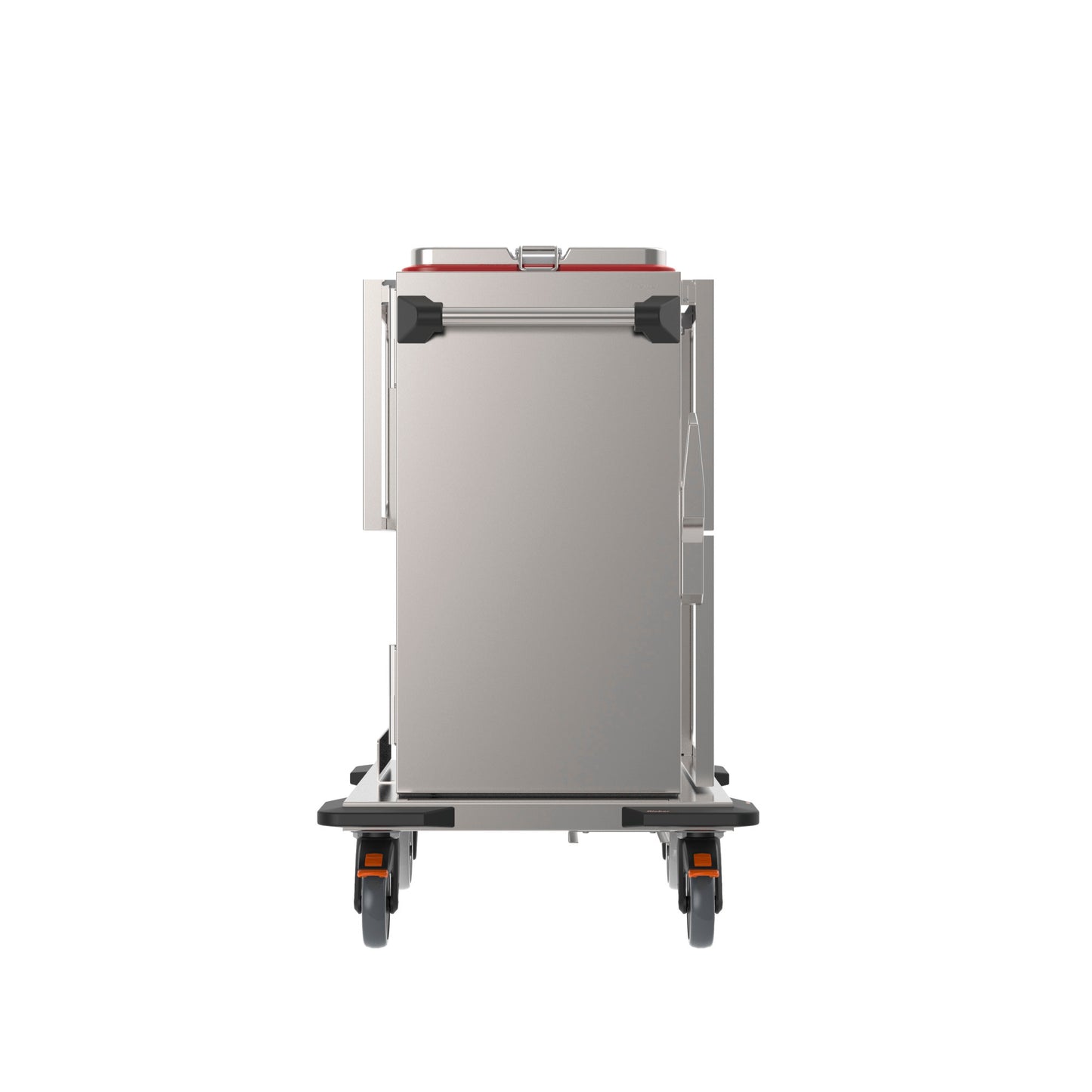 Thermobox auf Rollwagen für Gastronomie.