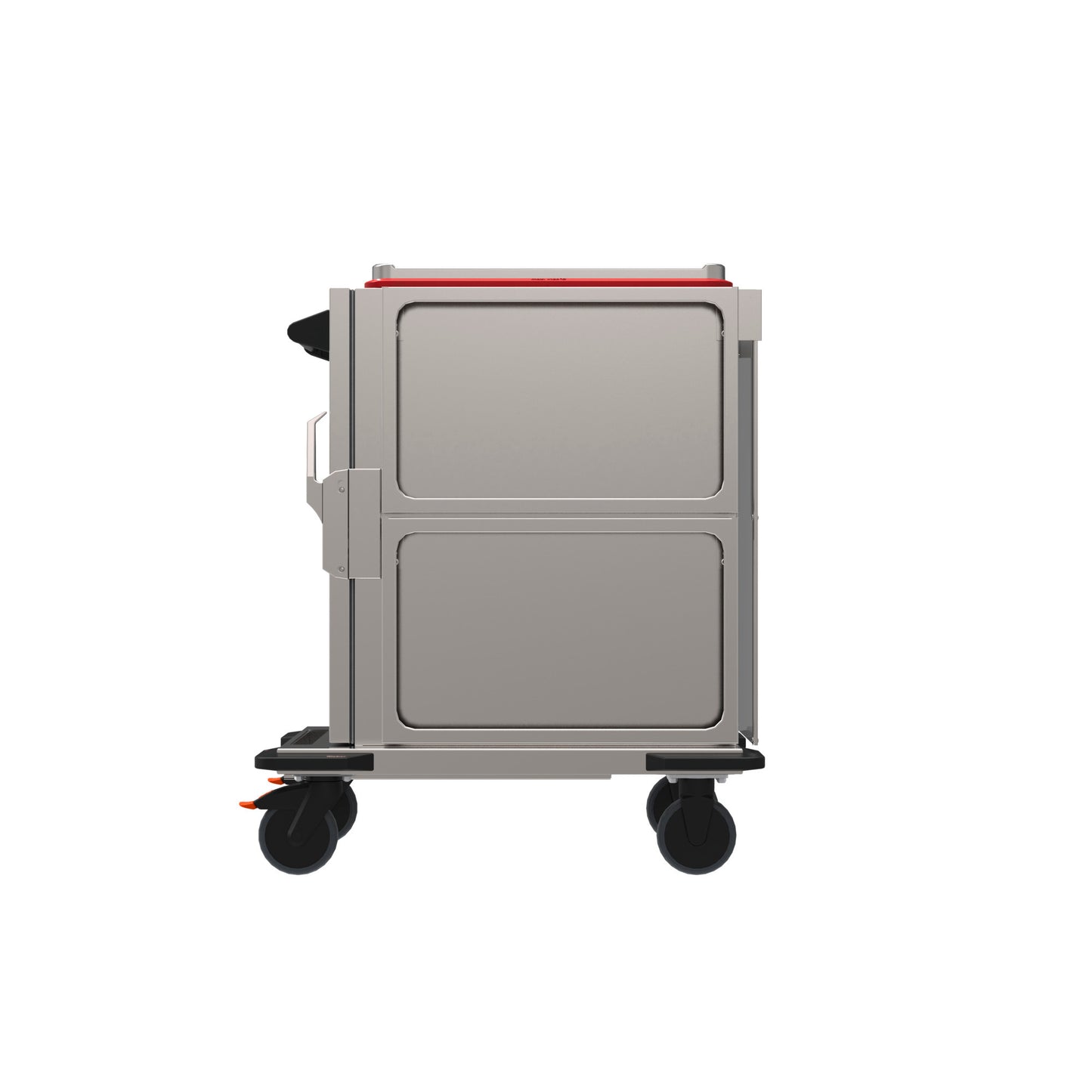 Thermobox auf Rollwagen für Gastronomie.