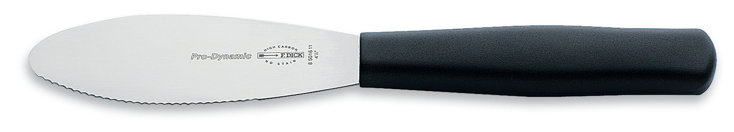 Messer mit schwarzem Griff.