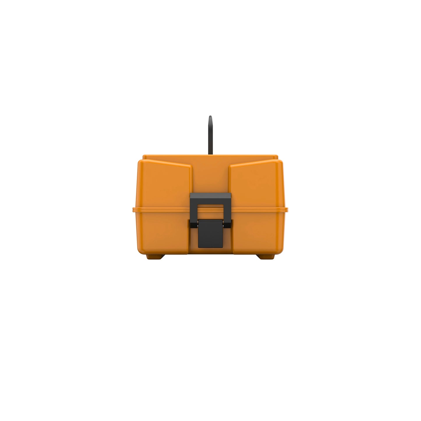 Gelbe Transportbox mit Griff.