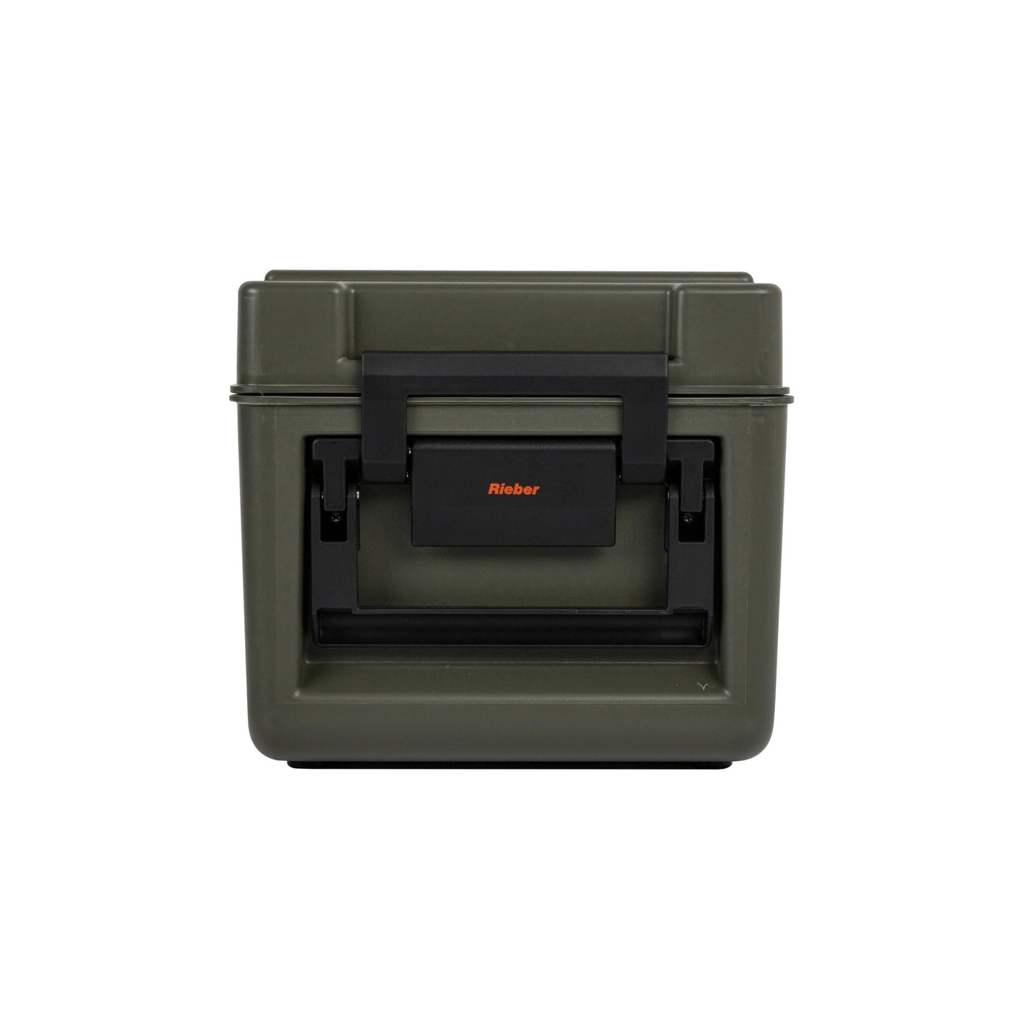 Grüne Thermobox mit Griff.