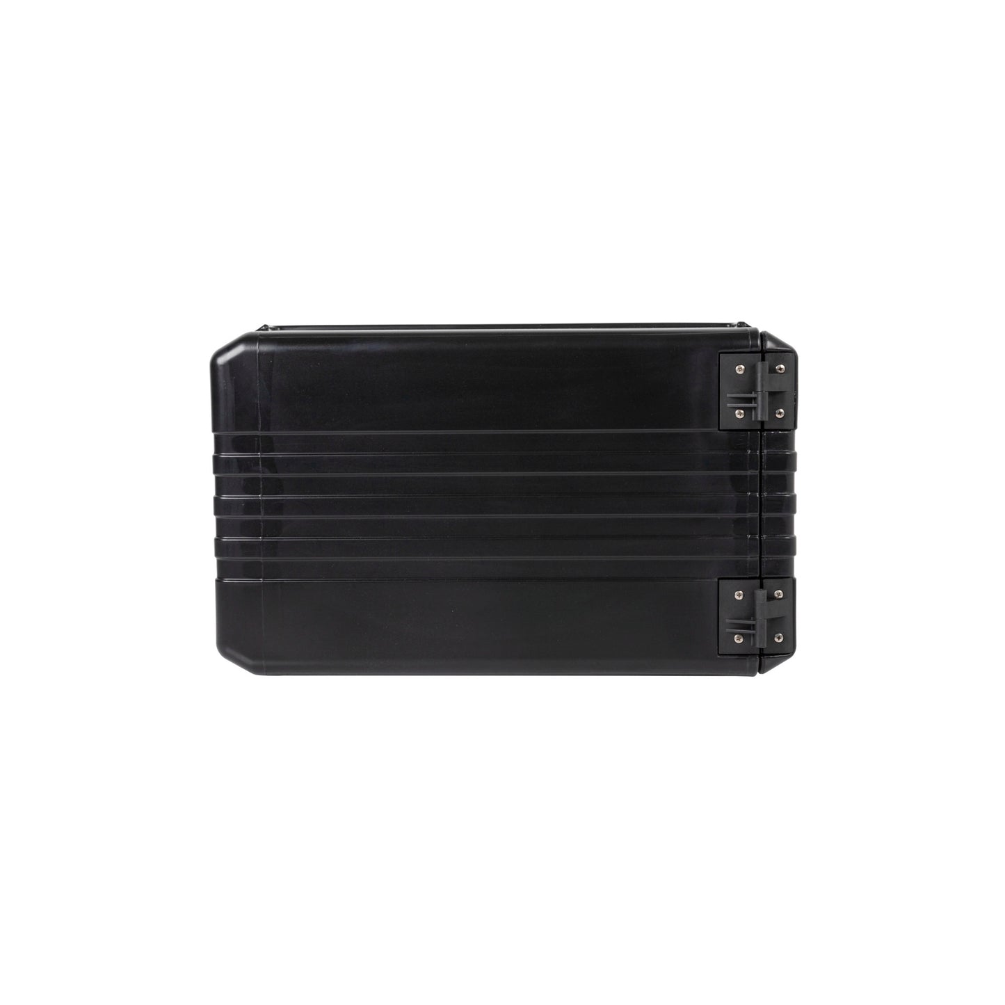 Schwarze Thermobox für Lebensmitteltransport.