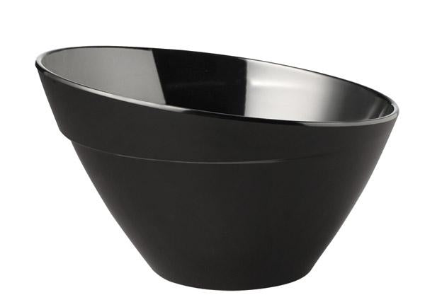 Schwarze Schüssel, modernes Design.